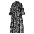 thumbnail image 3 of Gibobby Vestido de verano casual para mujer Vestido de fiesta informal bohemio de manga larga con estampado de otoño para mujer con elegante cuello vuelto(Negro,G), 3 of 4