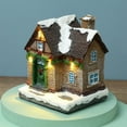 thumbnail image 2 of Christmas Village Set Collection Building, Christmas House, Christmas Village House, LED Lighted Christmas Collectible Buildings, Multicolor, 1 Pack, 2 of 5