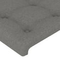 thumbnail image 4 of vidaXL Headboards 2 pcs Light Gray 35.4"x2"x30.7"/34.6" Fabric, 4 of 77