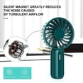 thumbnail image 3 of 2X Ventilador de Mano, Ventilador de Mano Portátil Personal con Batería Recargable, Ventilador de Refrigeración con 3 Velocidades Ajustables, para Niños, Hogar, 3 of 5