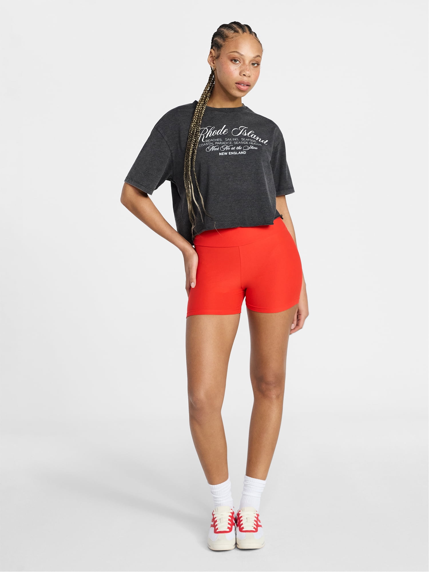 No Boundaries Shorty Shorts, 3'' Inseam, Women's XXS/XS-XXL/1X