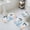 White, variant on Coastal Turtle Bath Mat 3 Piece Bathroom Rug Set, Blue Ocean Coral Starfish Seagrass Non Slip Bath Rug Contour Mat and Toilet Lid Cover, Absorbent Shower Mats Soft Bath Rugs and Mats Sets