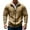 Khaki, variant on Men's Coat Warm Winter Jacket Solid Color Long Sleeved Stand-up Collar Zipper Fleece Thick Pocket Jacket