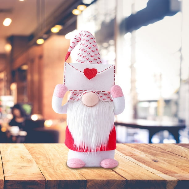 Gnomo de peluche con muneca sin rostro hecha a mano de escritorio con letras letra femenina L Likrtyny juguetes de los ninos Bodega Aurrera en linea