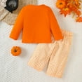 thumbnail image 5 of Zshosam Toddler Girl Outfit Fall Winter Girls 2 Piece Outfits Long Sleeve and Leggings Clothing Set Outfits for Girls,Orange 18-24 Months, 5 of 9