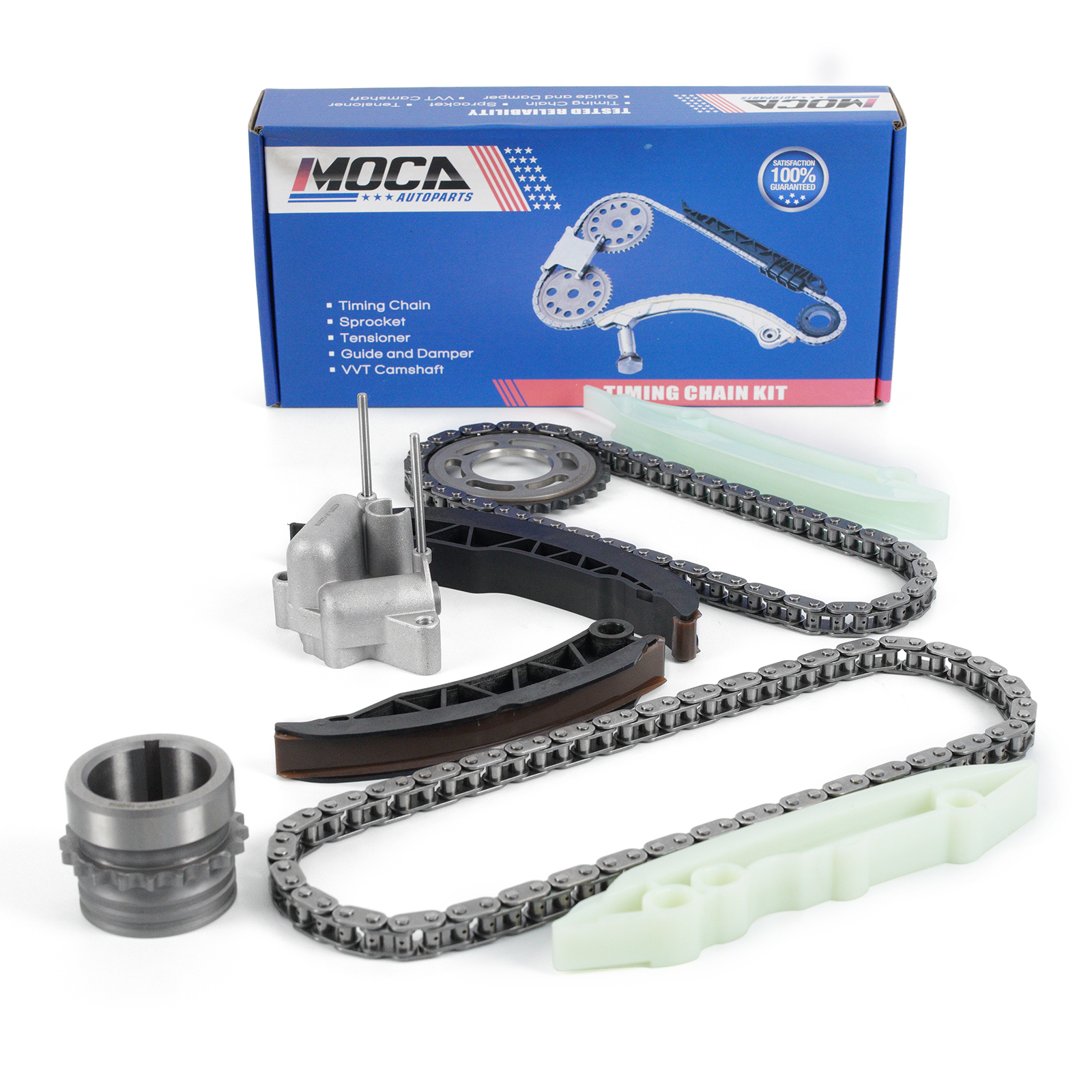 MOCA AUTOPARTS Timing Chain Kit Fit for BMW 1 Series E87 & 3 Series E90