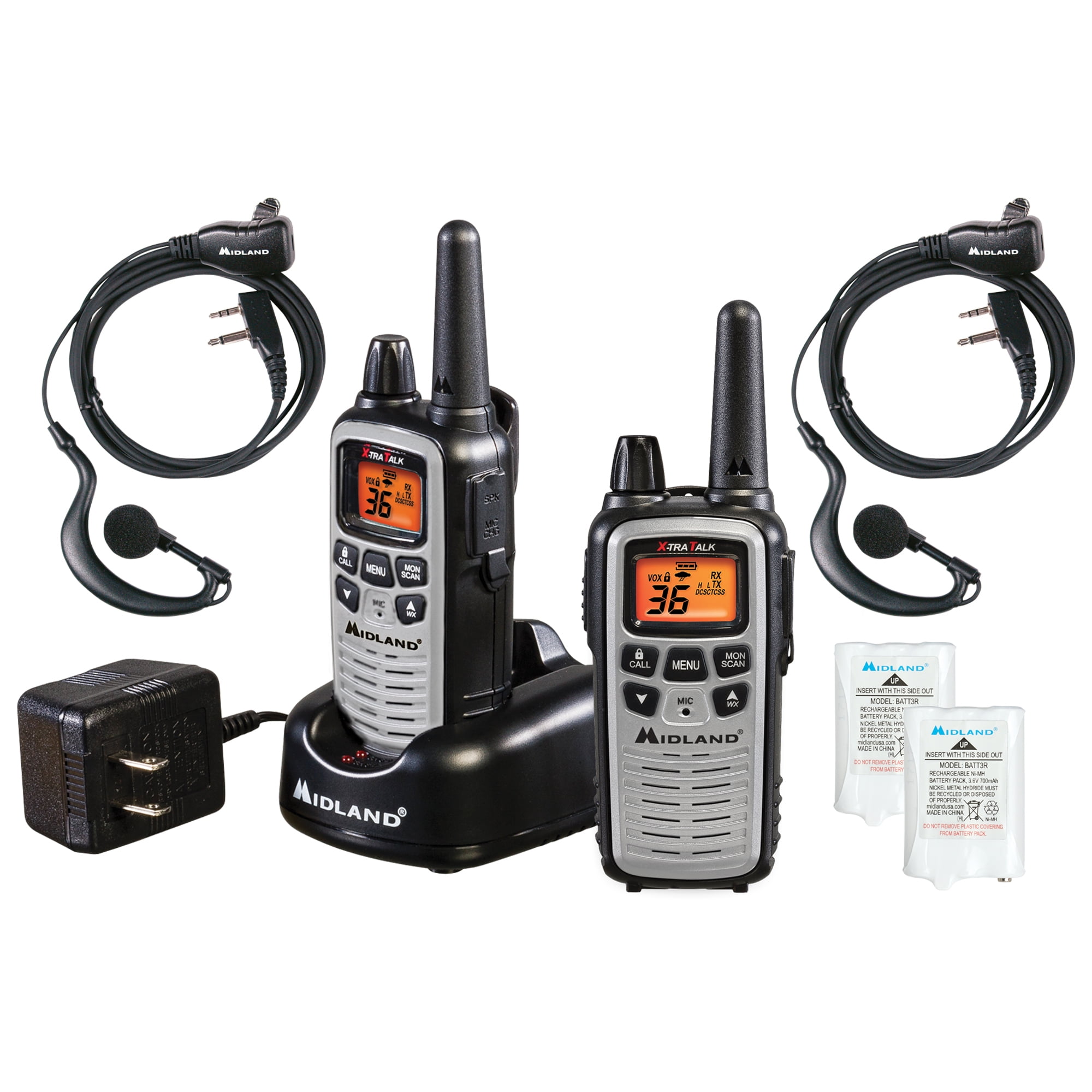 Midland LXT600VP4 30-Mile Walkie Talkie - Walmart.com - Walmart.com