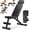 Black, variant on Workout Bench, 10 Backrests Adjustable Weight Bench with Extended Headrest, 800LBS Foldable Weight Bench for Home Gym, Incline Decline Flat Bench Compact for Small Space Training