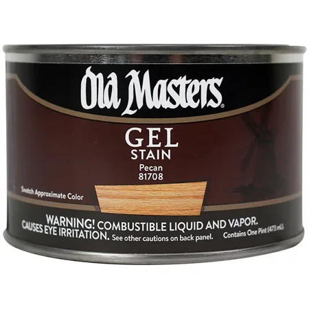 

1 Pt Old Masters 81708 Pecan Old Masters Oil-Based Gel Stain