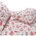 thumbnail image 5 of 4-PIECE Luxury Soft Bed Sheets Holiday Pattern 1500 Premium Hotel Quality Microfiber-Softness Wrinkle and Fade Resistant - Bedding Set, Twin, Cardinal, 5 of 5