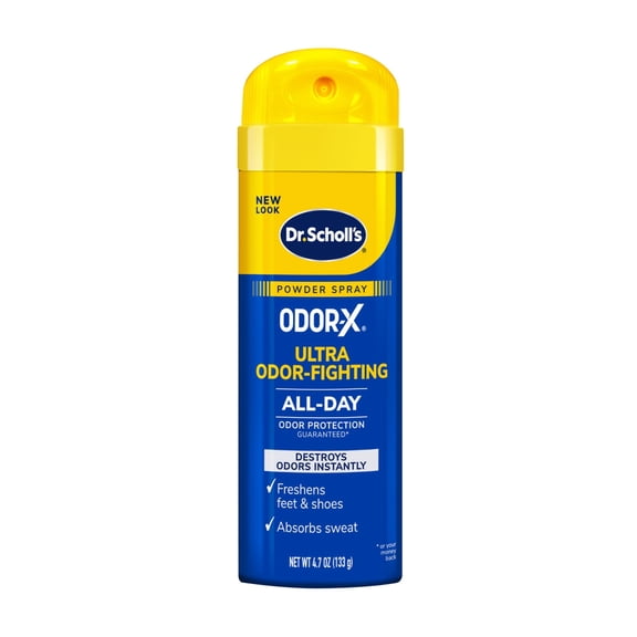 Dr. Scholl’s Odor-X Odor-Fighting Spray Powder, Unscented, 4.7 oz