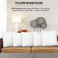 thumbnail image 3 of Foam Throw Pillows - Pillows 18 "x 18" for Bed and Sofa - 100% Machine Washable Cotton Pillows - Interior Decorative Throw Pillows for Sofa and Bed, 3 of 7