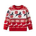 thumbnail image 1 of Petits Garçons Filles Chandail de Noël Col Rond Mignon, 1 of 6