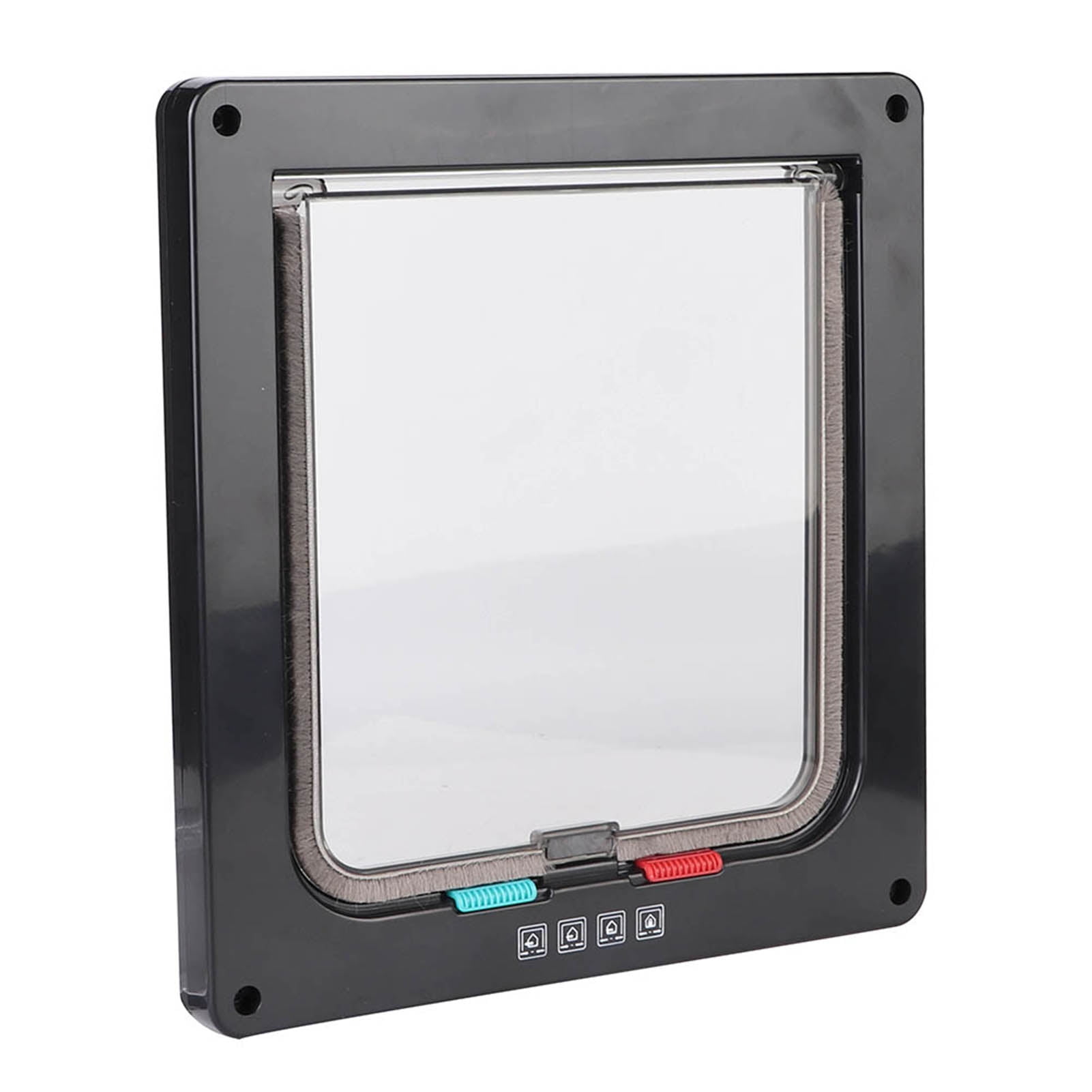 Pet Screen Door Window Flap, Lockable, Waterproof, for Medium Cats