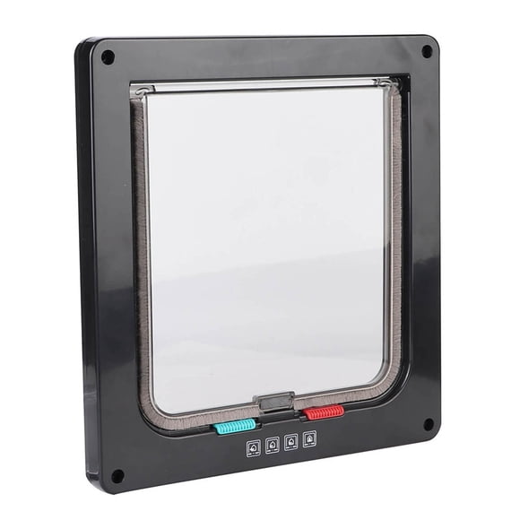 Puerta para gatos, pantalla acrílica ABS para mascotas, puerta para mascotas, trampilla para gatos optimizada para la excelencia Jadeshay A