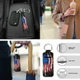 thumbnail image 6 of Yuyamidu USA Flag Car Seat Cover Set of 13, 4th of July Steering Wheel Cover Seatbelt Shoulder Pad Coaster Armrest Cover Cushion Keychain Automobile Interior Sets, 6 of 6