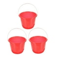 thumbnail image 5 of OATIPHO Red Plastic Water Bucket for Home, Garden, and Pet Care 3Pcs, 5 of 8