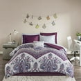 thumbnail image 1 of Intelligent Design Tulay Ensemble Complet de Lit et Draps Violet Simple TG, 1 of 4