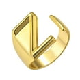 thumbnail image 1 of Fiudx Joyería de Moda para Mujer con 26 Letras Abiertas., 1 of 2