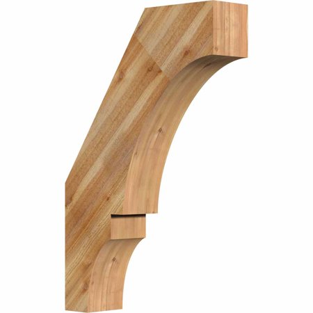 6 W x 24 D x 36 H Balboa Rough Sawn Brace  Western Red Cedar