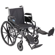 Invacare Tracer (SX5) Wheelchair for Adults Everyday Folding (18" Seat) Legrests and Desk Arms