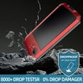 thumbnail image 3 of Armor Metal Aluminum Shockproof Phone Case for iPhone 16e, 360 Full Body Protective Rugged Outdoor Military-Grade Shockproof Cover, 3 of 7