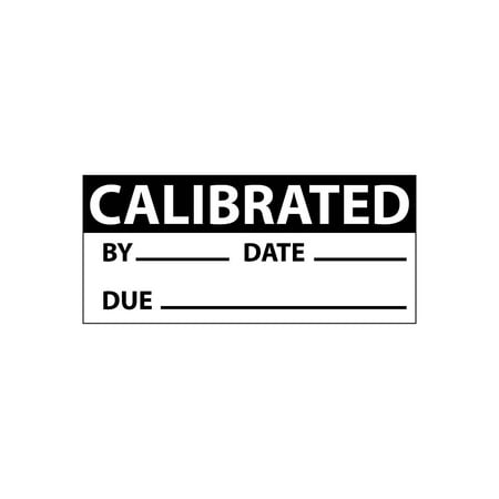 UPC: 0887481058610 | National Marker Inspection Labels; Calibrated Blk/Wht 1 x 2 1/4 Adhesive Vinyl (27 Labels) INL2
