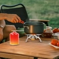 thumbnail image 4 of Réchaud de Randonnée Portable Haute Performance Brûleur de Camping Compact pour Cuisson en Plein Air Randonnée Pique-Nique Préparation aux Urgences avec Conception de Vent Efficace Temps Hivernal Prepaness Équipement de Camping Compact 4, 4 of 4