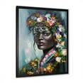 thumbnail image 2 of Designart 'Portrait Of Traditional African American Woman' Modern Framed Art Print, 2 of 4