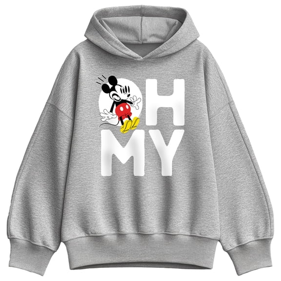 Disney - Oh My - Women's Oversized Fleece Hoodie Sweatshirt