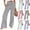 #01 Black, variant on Womens Vertical Striped Palazzo Pants Smocked High Waist Wide Leg Casual Trousers Summer Beach Vacation Bottoms with Pockets ,L,#01 Blue