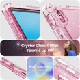 thumbnail image 6 of Sparkling Clear Anti-Drop Case with Stand for iPad 10th/11th Gen, 6 of 9
