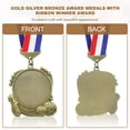 thumbnail image 4 of Uxcell Football Events Star Award Medals with Ribbons, Winner Medals Prizes for Competitions Sports Party Gold, 4 of 7