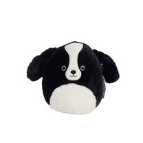 Squishmallows Official Kellytoys Plush 7.5 Inch Nathaniel the Black Cockerspaniel Dog Pet Squad Ultimate Soft Stuffed Toy
