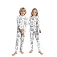 thumbnail image 6 of CCRFTGI Family Christmas Pajamas Matching Sets Colorable Diy Hand Painted Tops and Pants Set 2 Piece Cartoon Color Your Own Pajamas Funny Cute Coloring Pajama Set Kids 2 Years, 6 of 6