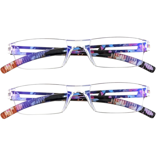 5 Pairs Blue Light Blocking Glasses, Computer Reading Glasses for Women/Men