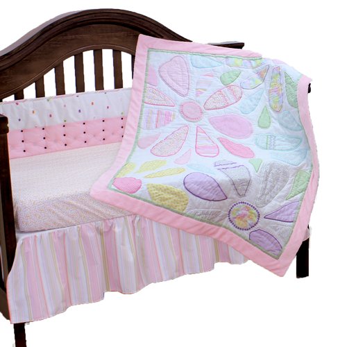 daisy crib bedding