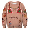 thumbnail image 2 of Suéter de Navidad con estampado 3D para hombre y mujer, Jersey cálido, feo, divertido, iluminado, novedad, 2 of 3