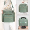 thumbnail image 2 of Qarigey Bolsa de almacenamiento impermeable ligera de tela para viajes y deportes bolsa de viaje impermeable grande Bolsas de mensajero y de hombro Negro, 2 of 6
