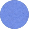 thumbnail image 1 of Ahgly Company Tapis Rond Lavable en Machine Intérieur Transitionnel Bleu Ciel, 6 Pieds Rond, 1 of 7