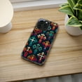 thumbnail image 5 of DistinctInk Clear Hybrid Case for Apple iPhone 14 Plus (6.7" Screen) - Vibrant Christian Crosses: Bold Contrast Patterns - Raised Bezel Screen Guard, 5 of 8