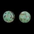 thumbnail image 3 of 10 cuentas de vidrio con agujeros grandes de 14 mm para hacer joyas Verde, 3 of 9