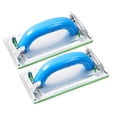 thumbnail image 3 of figatia 2Pcs Holder Hand Sander Organizer Tools Sand Rack Sand Paper with Handle for Handwork Drywall Hand Sanding Finishing blue handle, 3 of 8