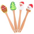 thumbnail image 3 of Here's a well structured product description for your **4pcs Christmas Silicone Cake Scrapers with Handle**:\n\n \n\n🎄 **4pcs Christmas Silicone Cake, 3 of 5