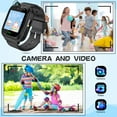 thumbnail image 5 of SHANNA Smart Watch for Kids, Kids Smartwatches Phone with Text and Call, Games Camera Alarm Flashlight Music Player for 3-12 Boys Girls, Black, 5 of 8