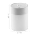 thumbnail image 3 of Snmubt Small Humidifier For Bedroom Silent Cool Mist Humidifier For Home Nursery And Indoor Plants Mini Humidifier Nozzle Design For Car Office And Desktop (White), 3 of 6