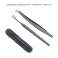 thumbnail image 4 of Kit Eliminación De Garrapatas De Acero Inoxidable Juego De Herramientas Para Eliminar Garrapatas Pinzas De Garrapatas De Doble Cara Pinzas De Gancho De Garrapatas Pinzas Prácticas De Limpieza 3Pcs Minnieouse PT000941-00, 4 of 6