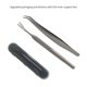 thumbnail image 4 of Kit Eliminación De Garrapatas De Acero Inoxidable Juego De Herramientas Para Eliminar Garrapatas Pinzas De Garrapatas De Doble Cara Pinzas De Gancho De Garrapatas Pinzas Prácticas De Limpieza 3Pcs Minnieouse PT000941-00, 4 of 6