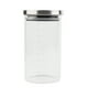 thumbnail image 2 of Contenedor de Almacenamiento de Vidrio de 1000ml, Tarros de Especia Empity Boca Ancha Frasco de Almacenamiento de Alimentos de Vidrio Hermético con tapa de acero para inoxidable, 2 of 7
