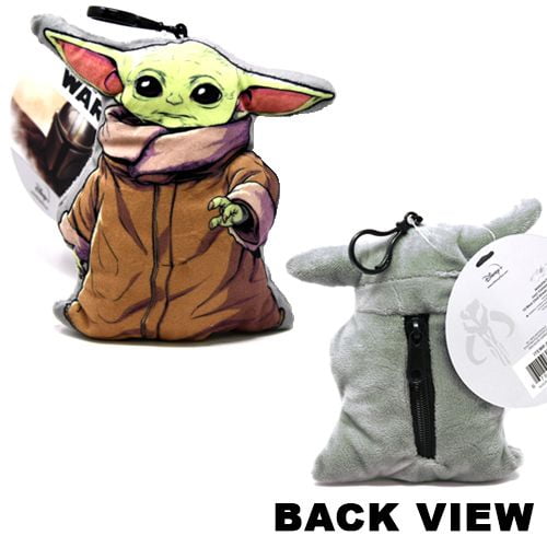 Licensed Star Wars The Child Baby Yoda 3d Shaped Plush Keychain Zipper Pull 4 Walmart Com Walmart Com